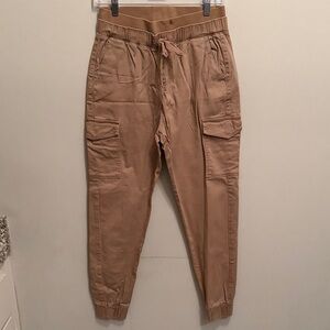 Streetwear Society Comfy Cotton Twill. Brown Jogger Style Pants. Size Medium
